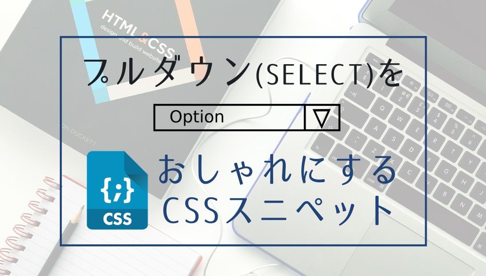 選択プルダウン Select Option をおしゃれにするcssスニペット13